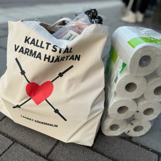 KALLT STÅL - VARMA HJÄRTAN bag